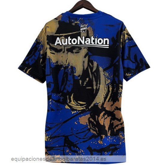 Nuevo Tailandia Especial Camiseta Inter Miami 23/24 Azul Amarillo Baratas
